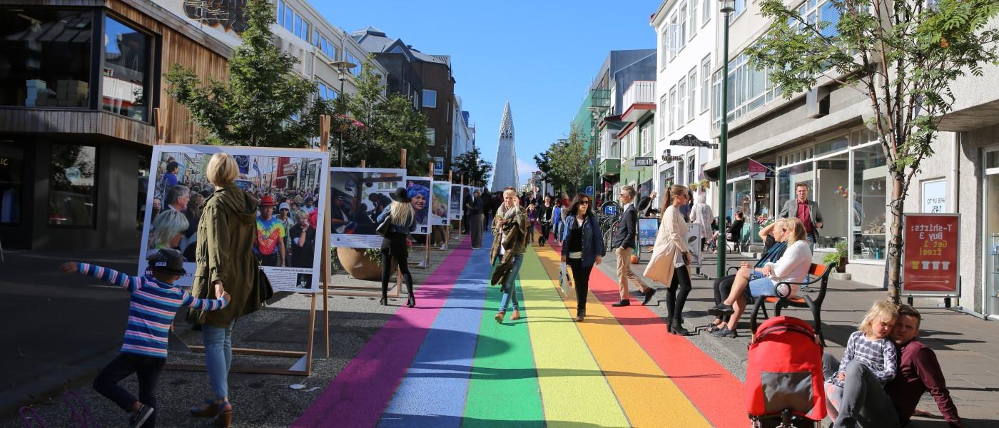 Street in Reykjavik, Iceland